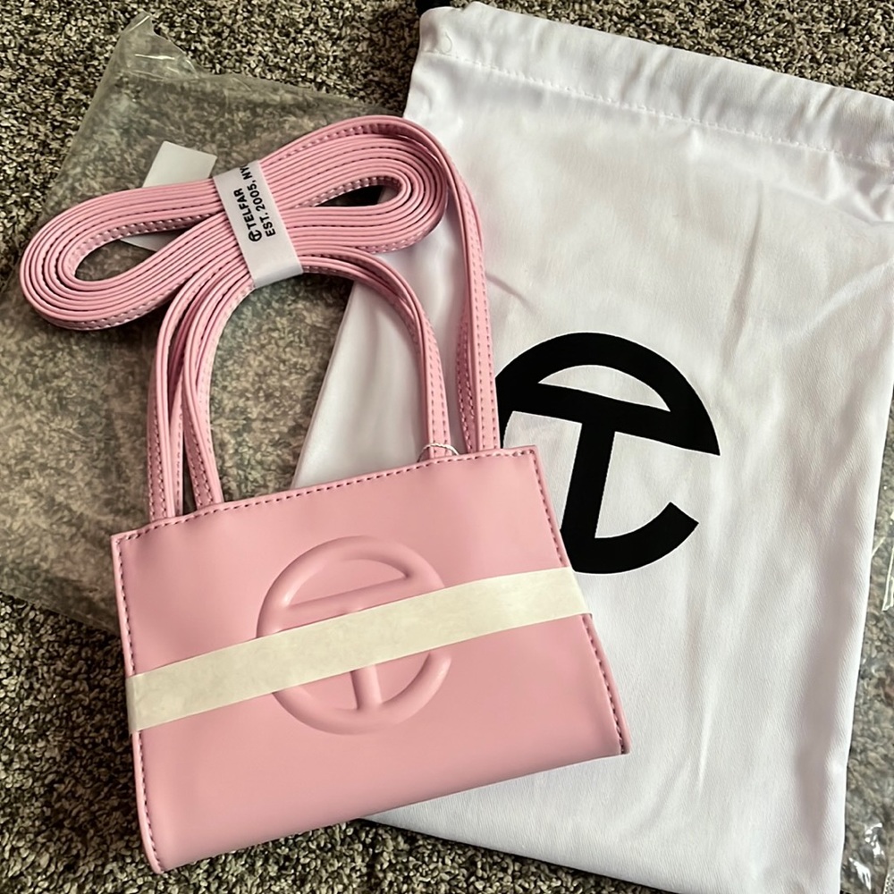 small bubblegum pink telfar